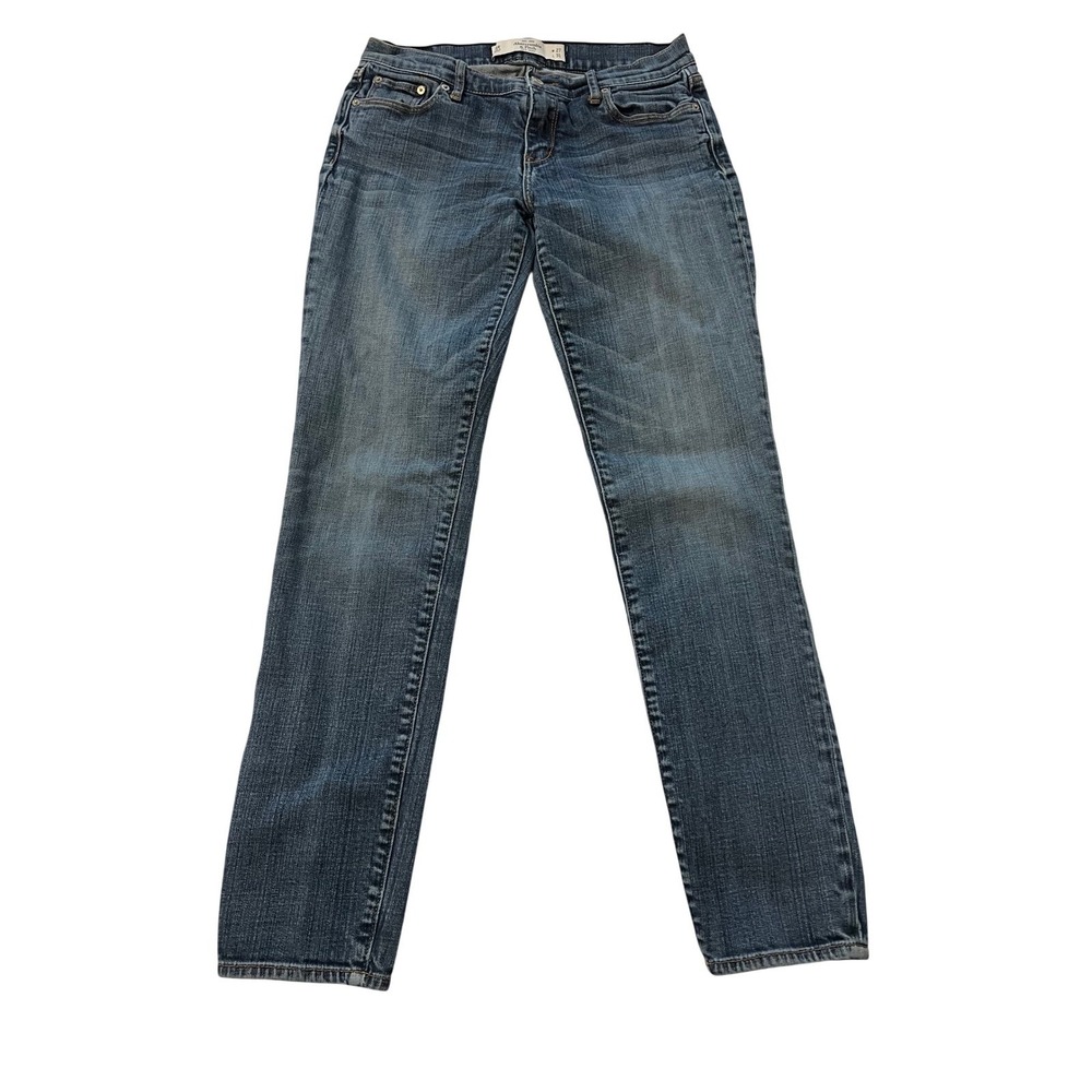 Abercrombie & Fitch Perfect Stretch Slim Jeans Medium Wash Blue 4R W27 L31